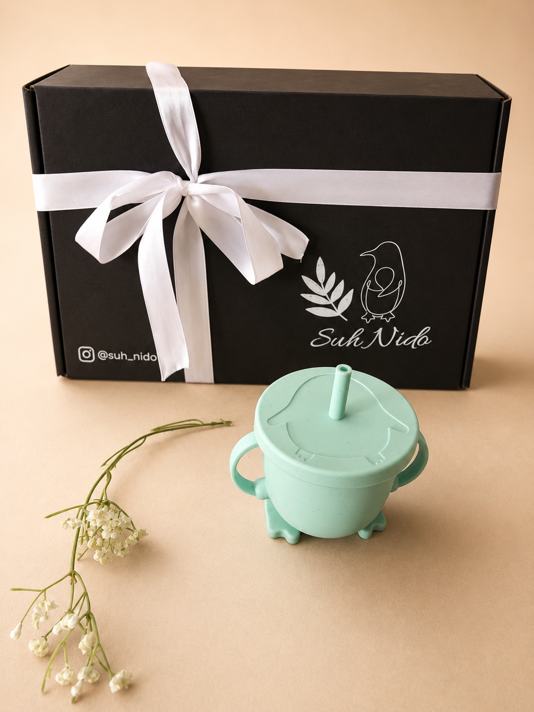 Vaso silicona con bombilla